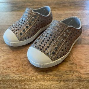 Sparkly Native Shoes - Toddler Size 4 - Excellent condition, like new